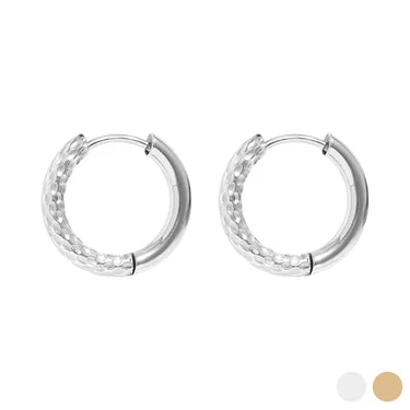 Huggie Hoop — Silver